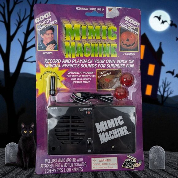 90s Mimic Machine Record & Playback Halloween Voice & Sound Effects - Picture 1 of 5